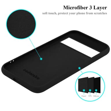 Google PIXEL 7 Skal Fodral Case (Svart)