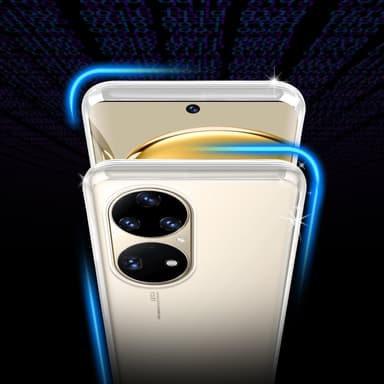 Huawei P50 PRO Skal Fodral Case (Transparent)