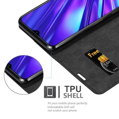 Realme 5 / 5i / 6i / C3 Skal Fodral Case (Svart)