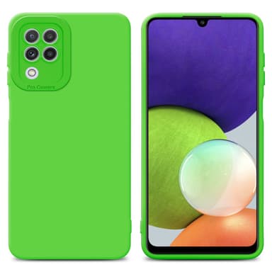 Samsung Galaxy A22 4G Skal Fodral Case (Grön)