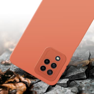Samsung Galaxy M22 / M32 4G Skal Fodral Case (Orange)