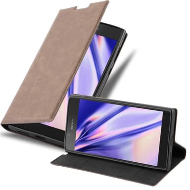 Sony Xperia L1 Skal Fodral Case (Brun)