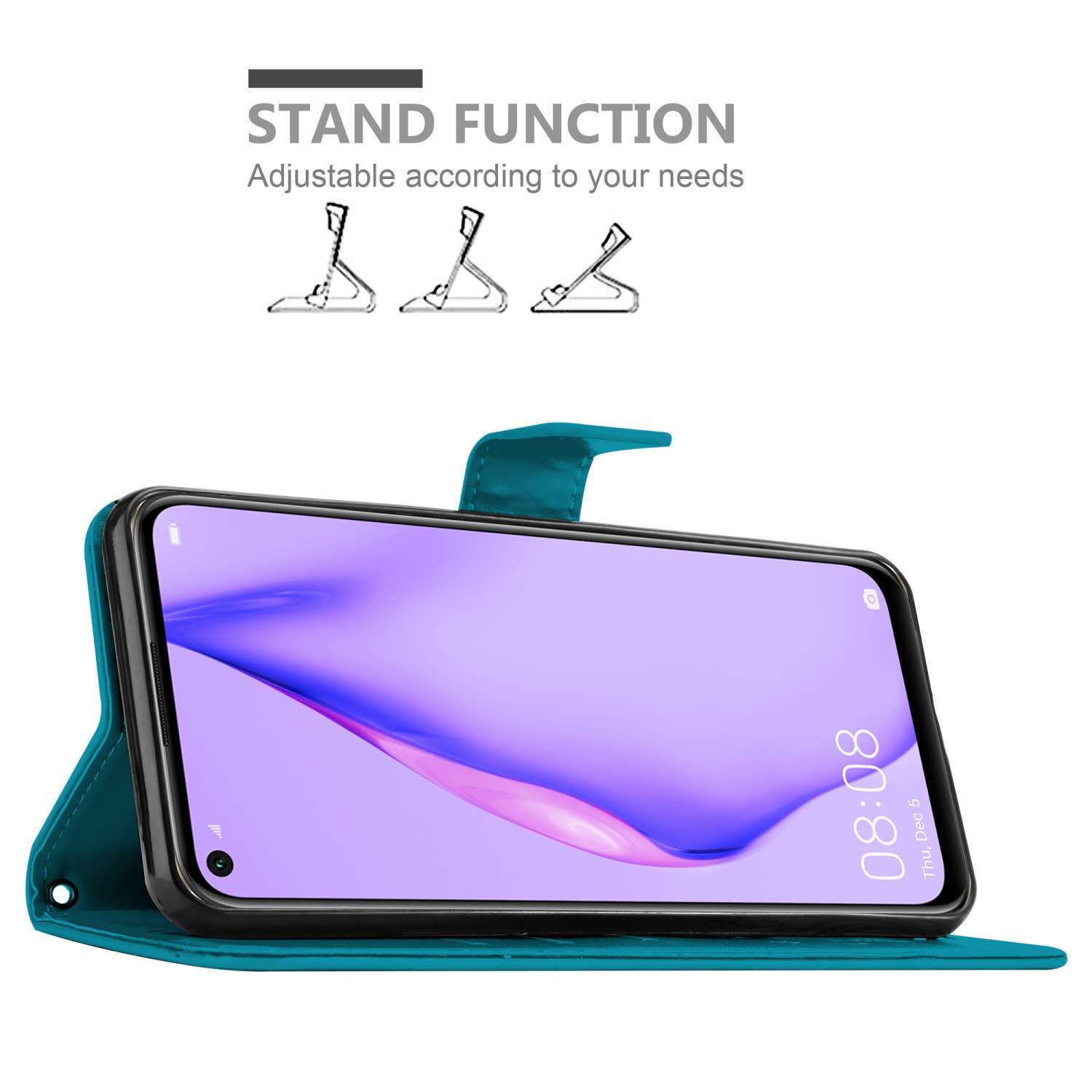 Google PIXEL 4A 5G Plånboksfodral Skal (Lila)