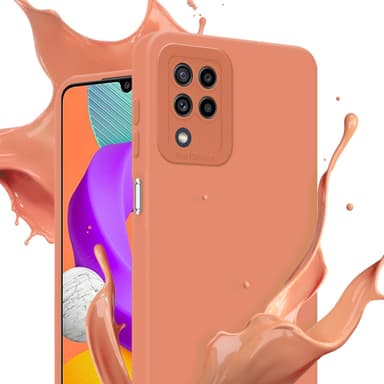 Samsung Galaxy M22 / M32 4G Skal Fodral Case (Orange)