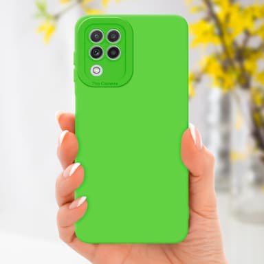 Samsung Galaxy A22 4G Skal Fodral Case (Grön)