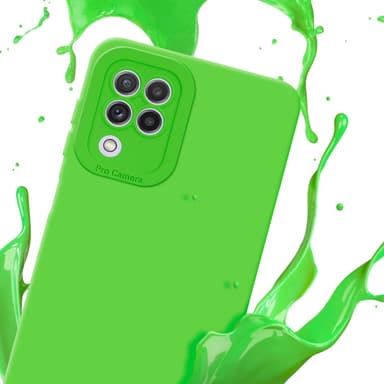 Samsung Galaxy A22 4G Skal Fodral Case (Grön)