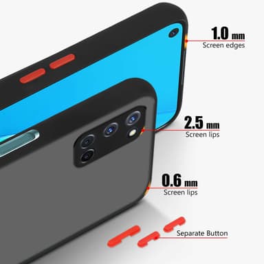 Oppo A92 Skal Fodral Case (Svart)