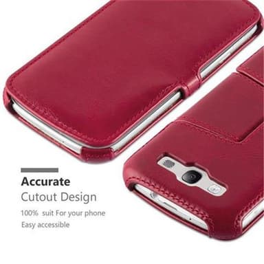 Skal Samsung Galaxy S3 / S3 NEO Plånboksfodral (Röd)