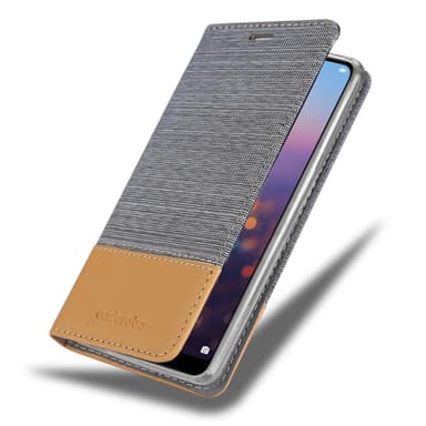 Huawei P20 PRO / P20 PLUS Plånboksfodral Skal (Grå)