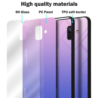 Samsung Galaxy A6 2018 Skal Fodral Case (Svart)