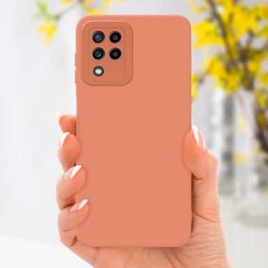 Samsung Galaxy M22 / M32 4G Skal Fodral Case (Orange)