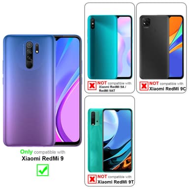 Xiaomi RedMi 9 Skal Fodral Case (Lila)