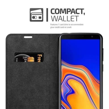 Samsung Galaxy J6 PLUS Skal Fodral Case (Svart)