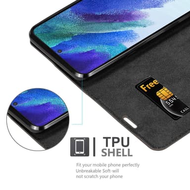 Samsung Galaxy S22 PLUS Skal Fodral Case (Brun)