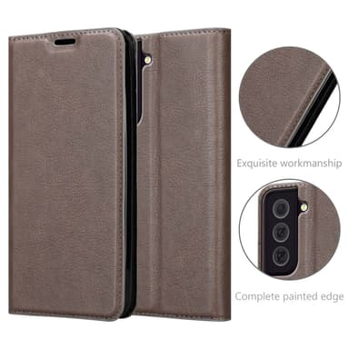 Samsung Galaxy S22 PLUS Skal Fodral Case (Brun)