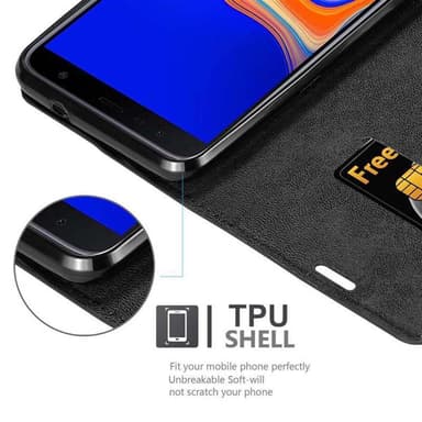 Samsung Galaxy J6 PLUS Skal Fodral Case (Svart)