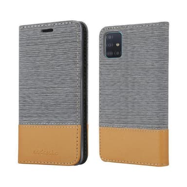 Samsung Galaxy A51 5G Plånboksfodral Skal (Grå)