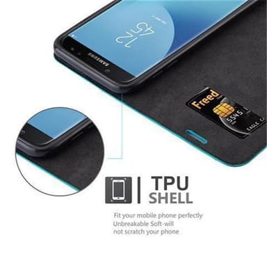 Samsung Galaxy J7 2017 Skal Fodral Case (Turkos)