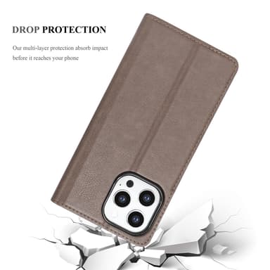 iPhone 13 PRO MAX Skal Fodral Case (Brun)