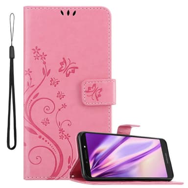 Motorola MOTO E5 PLUS Plånboksfodral Skal (Rosa)