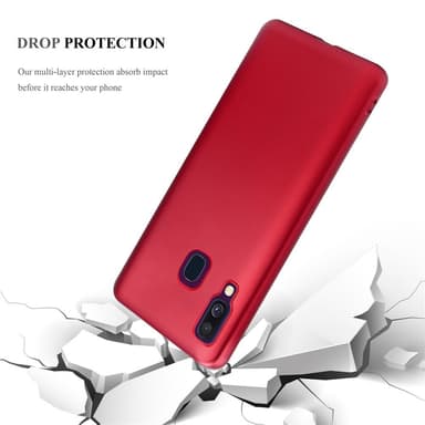 Skal Samsung Galaxy A40 Fodral Case (Röd)