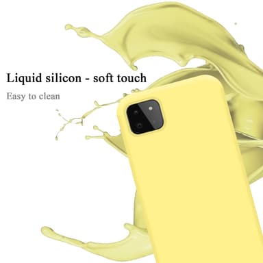 Samsung Galaxy A22 5G Skal Fodral Case (Gul)
