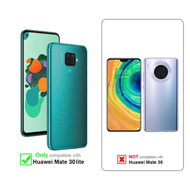 Huawei MATE 30 LITE Skal Fodral Case (Röd)