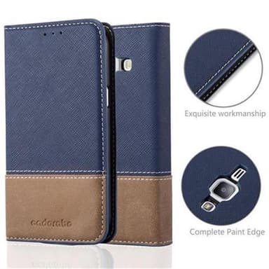 Samsung Galaxy J1 2015 Skal Fodral Case (Blå)