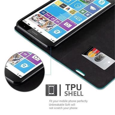 Nokia Lumia 1320 Skal Fodral Case (Turkos)