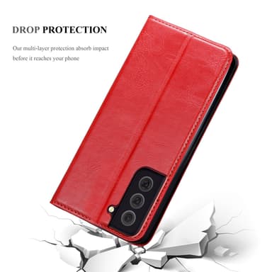 Samsung Galaxy S22 PLUS Skal Fodral Case (Röd)