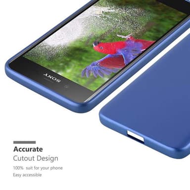 Skal Sony Xperia XZ1 Fodral Case (Blå)