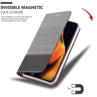 iPhone 13 PRO MAX Plånboksfodral Skal (Grå)