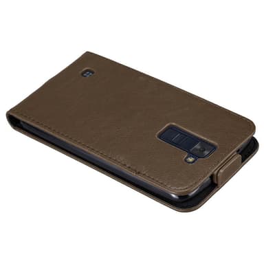 LG K8 2016 Flipfodral Skal (Brun)