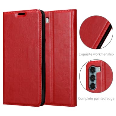 Motorola MOTO G200 5G Skal Fodral Case (Röd)
