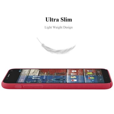 Motorola MOTO G2 Skal Fodral Case (Röd)