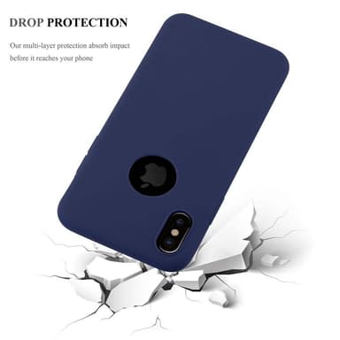 Skal iPhone XS MAX Fodral Case (Blå)