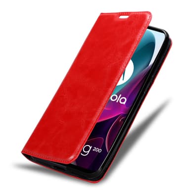 Motorola MOTO G200 5G Skal Fodral Case (Röd)