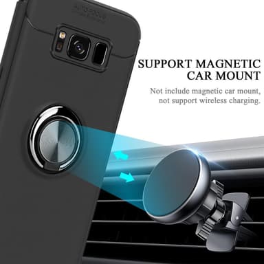 Samsung Galaxy S8 PLUS Skal Fodral Case (Svart)