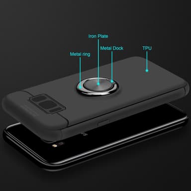 Samsung Galaxy S8 PLUS Skal Fodral Case (Svart)