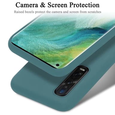 Oppo FIND X2 PRO Skal Fodral Case (Grön)