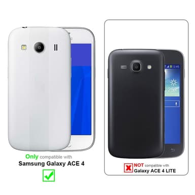 Samsung Galaxy ACE 4 Flipfodral Skal (Lila)