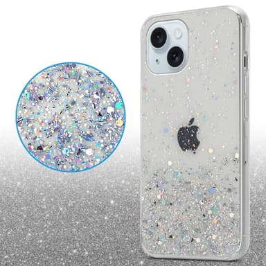 iPhone 15 PLUS Skal Fodral Case (Genomskinlig)