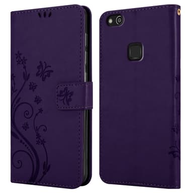 Huawei P10 LITE Plånboksfodral Skal (Lila)