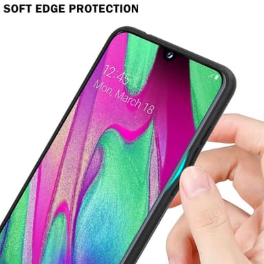 Samsung Galaxy A40 Skal Fodral Case (Svart)