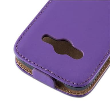 Samsung Galaxy ACE 4 Flipfodral Skal (Lila)