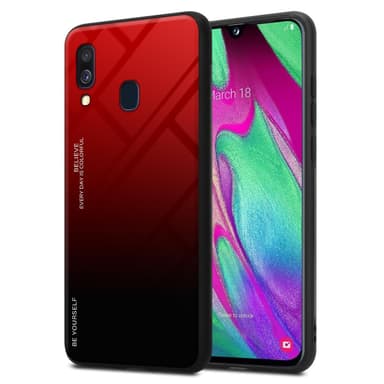 Samsung Galaxy A40 Skal Fodral Case (Svart)