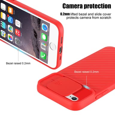 iPhone 6 / 6S Skal Fodral Case (Röd)