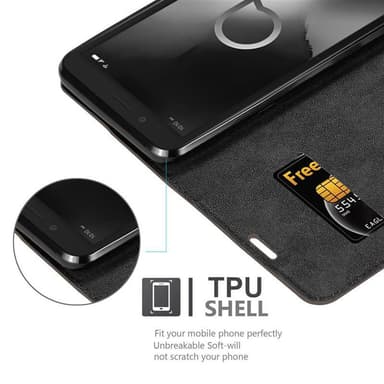 Alcatel 1C 2019 Skal Fodral Case (Brun)