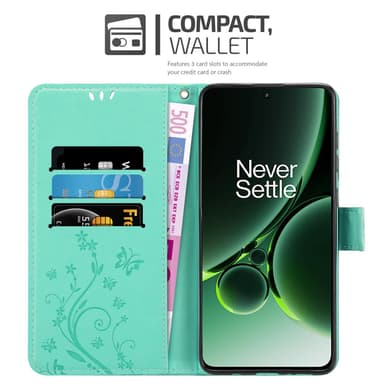 OnePlus Nord 3 5G Plånboksfodral Skal (Turkos)