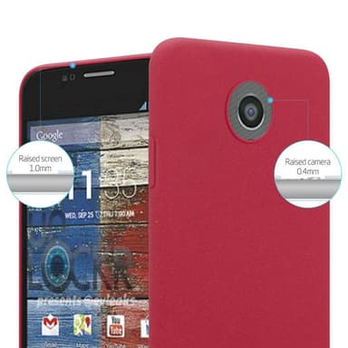 Motorola MOTO G2 Skal Fodral Case (Röd)
